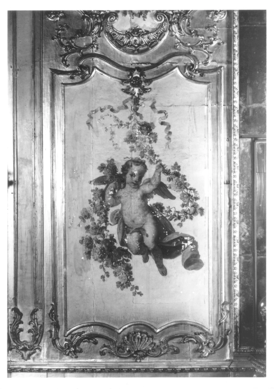Putto alato con ghirlanda di fiori - Palazzo Reale, Torino 3